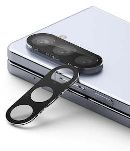 Mobile Phone Camera Protectors: Samsung Galaxy Z Fold 5 Camera Protector Glass 2 Pack by Ringke