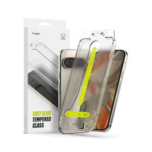 Mobile Phone Screen Protectors: Pixel 9/9 Pro Screen Protector Easy Slide Tempered Glass 2 pack