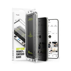 Galaxy S25 Screen Protector Easy Slide Privacy Tempered Glass 2 pack