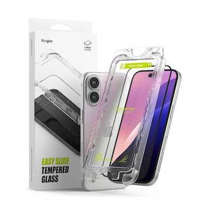 Mobile Phone Screen Protectors: iPhone 16 / 15 Screen Protector Easy Slide Tempered Glass 2 Pack