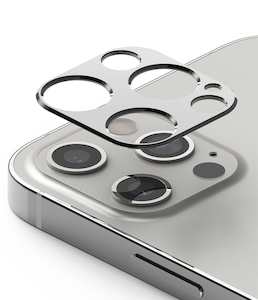 Iphone Parts: iPhone 12 Pro Camera Styling Silver Color Ringke