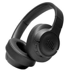 Headphones 1: JBL T760 Wireless On-Ear Noise-Cancelling Headphones - Black