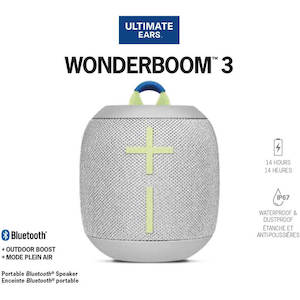 Bluetooth Speakers: Ultimate Ears Wonderboom 3 - Joyous Grey