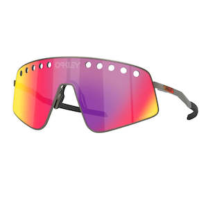 Oakley Sunglasses: Oakley Sutro Ti Sweep OO6025 602503 - Matte Gunmetal Prizm Road