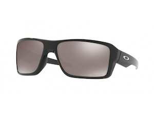 Oakley Sunglasses: Oakley OO9380 Double Edge 938008 Polarized Polished Black
