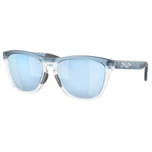 Oakley Sunglasses: Oakley Frogskins OO9284 928409 - Transparent Stonewash Prizm Deep Water