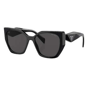 Prada Sunglasses: Prada PR 19ZS 1AB5S0 - Black Frame, Dark Grey Lenses