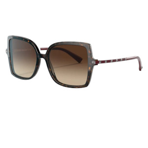 Valentino Sunglasses: Valentino VA4072 500213 Brown Gradient