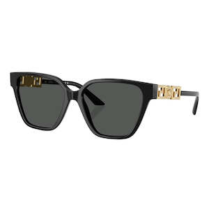 Versace VE4471B GB1/87 Sunglasses - Black Frame, Dark Grey Lens