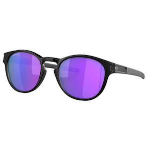 Oakley Mens Sunglasses: Oakley Latch OO9265 926555 Prizm Violet - Matte Black