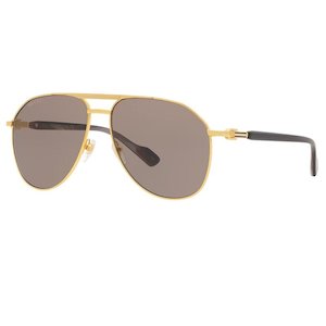 Gucci Mens Sunglasses: Gucci GG1220S 002 59 Gold Brown