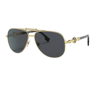 Versace Mens Sunglasses: Versace VE2236 100287 Dark Grey Sunglass