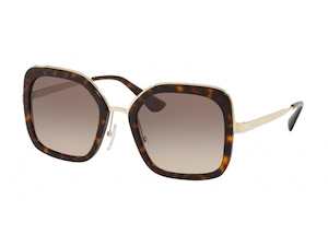 Prada PR 57US 2AU3D0 54 Havana Brown Gradient Grey