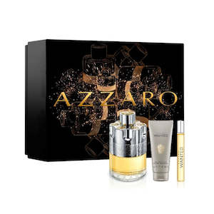 Azzaro Perfumes: Azzaro Wanted EDT 100ml 3 Piece Gift Set for Men