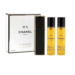 Chanel Perfumes: Chanel No 5 EDP 3 x 20ml Purse Spray