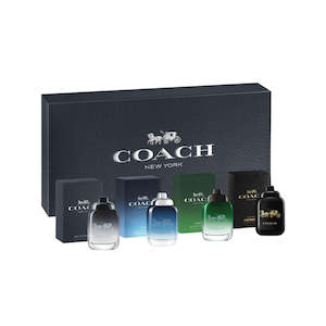 Coach Perfumes: COACH Men's EDT & EDP 4Pc Miniatures Set 2025