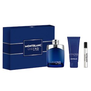 Mens Perfume: Mont Blanc Legend Blue EDP 100ml 3pc Gift Set For Men