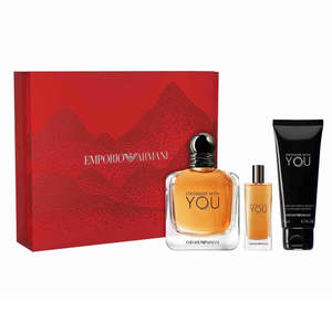 Perfume Giftset: Emporio Armani Stronger With You EDT 100ml 3 Piece Gift Set for Men
