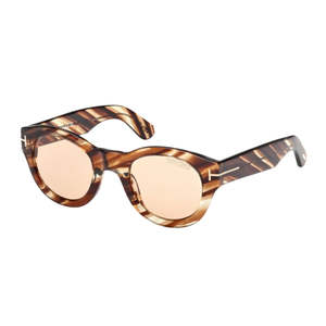 Tom Ford FT1212 55E Unisex Sunglasses – Coloured Havana