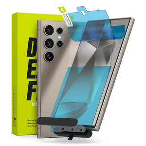 Mobile Phone Screen Protectors: Samsung Galaxy S24 Ultra Screen Protector Dual Easy Film [2 Pack]