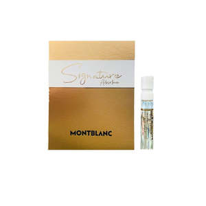 Perfumes Fragrances: MontBlanc Signature Absolue EDP 2ml Vial Sample
