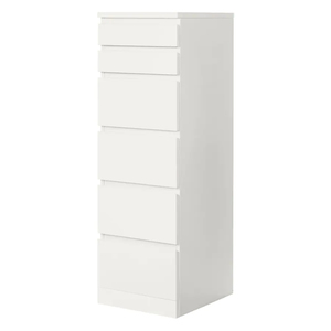IKEA MALM Chest of 6 drawers with mirror, 40×123 cm – GAGU IKEA & Importe&hellip;