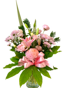 Pink Flowers in a Vase