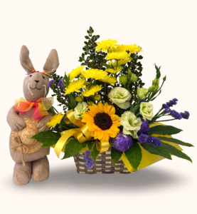 Easter Basket with Bunny