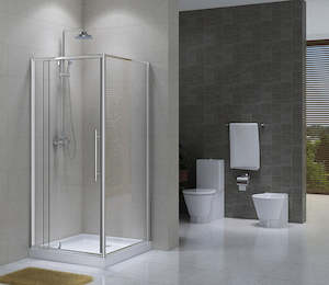 Pompei: Pompei 900x9000MM Square Shower Box