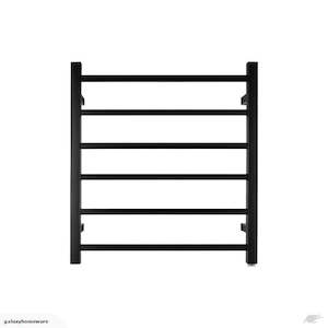 Black Heated Towel Rail