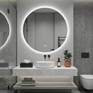 Backlit Mirror with  Rader and Demister