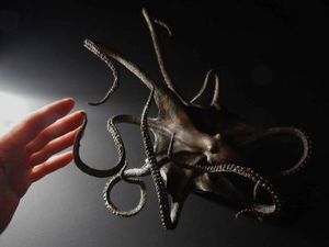 Ken Auton 'Dancing Octopus' bronze sculpture