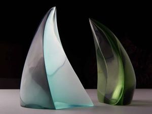 Geoff Rankin 'Attraction' Glass Sculpture