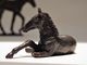 Aaron Brown 'Lying Foal' bronze sculpture