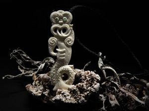 Products: Rangi Wills 'Marakihau' bone carving