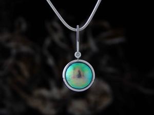 Katerina: Blue Pearl pendant 322