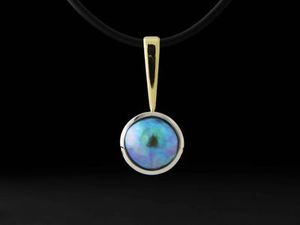 Blue Pearl pendant 324
