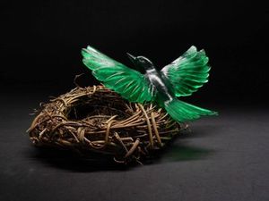 Products: Lukeke Design Yellowhead emerald green colour