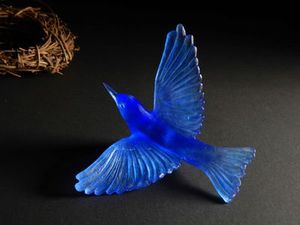 Lukeke Design Silvereye cobalt colour