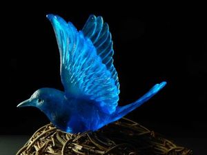 Lukeke Design Stitchbird copper blue colour