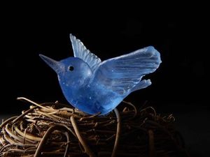 Lukeke Design Tomtit pale cobalt colour