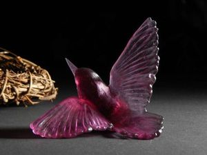 Lukeke Design Tomtit gold ruby colour