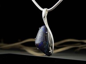 Boulder Opal pendant 424