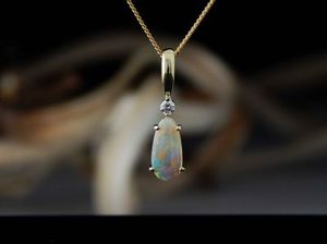 Katerina: Crystal Opal pendant 115