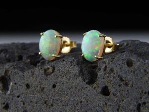 White Opal earrings 04