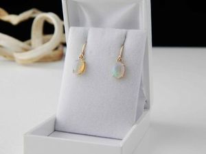 White Opal earrings 07