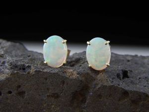 White Opal earrings 03