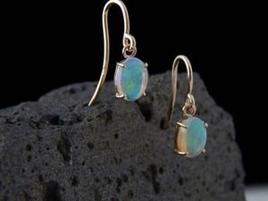 White Opal earrings 05