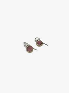 Barry Clarke Artist Works For Sale: Rhodonite Earrings