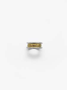 Silver and Gold Ring